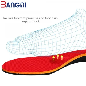 Bangnistep Arch Support Flat feet insoles Orthotic Shoepad Orthopedic Plantar Fasciitis Inserts for Men Women shoes