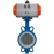 Import pneumatic ductile iron body & ss304 disc ss410 shaft ptfe seal wafer type butterfly valve from China