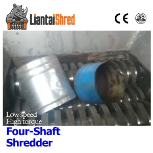 Four- Shaft Shredder, a Trusted Assistant in The Plastic Metal Recycling Industry