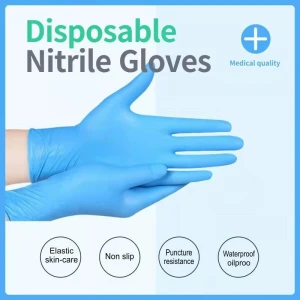 Disposable nitrile gloves, nitrile synthetic pvc gloves, food-grade composite nitrile gloves, latex gloves, 9 inches
