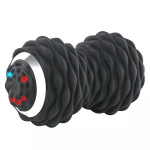 Factory Vibrating Peanut Massage Ball - Deep Tissue Trigger Point Therapy, 4 Intensity Levels