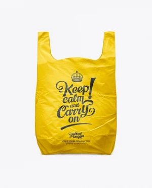 Custom Printing Shopping Plastic Bags, T-shirt bag With Own Logo