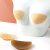 Moon Shape Silicone Nipple Covers Sticky Semi-Circle Seamless Adhesive Invisible Nipple Pasties