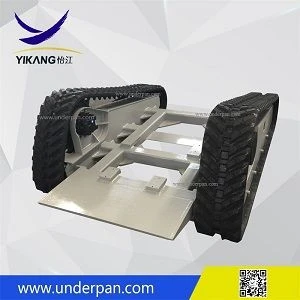 Custom rubber track undercarriage system for crawler hydraulic robot machinery chassis from China factory