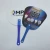 Import custom promotion use printed pp plastic hand held fan from China