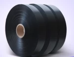 Wholesale Custom 100% Polyester Double Side Black Satin Ribbon for Garment labels Tape