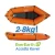 Import EverEarth orange inflatable single person kayak with functional inflatable seat from China