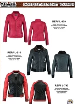 Ladies leather jackets in wholesale