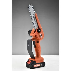 Professional 4'' Cordless Battery Mini Electric Lithium Chain Saw Single Hand Power Tool for Home
