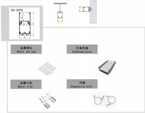LED Profile LED Channel 6063 T5 Aluminium Alloy Household Lamplight