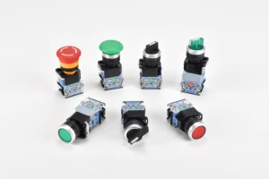 LA38 Series 22mm Plastic Push Button Switch for Industrial Control Panels
