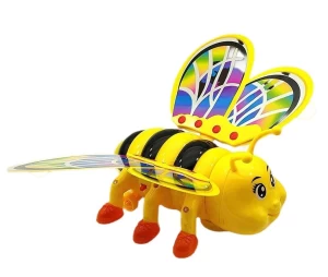 Kiddale Baby Fluttering Plastic Musical Bee Toy (6-18 Months, Yellow)
