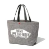 Eco-Friendly Grey Reusable Felt Grocery Shopping Handbag Tote Bag For Women