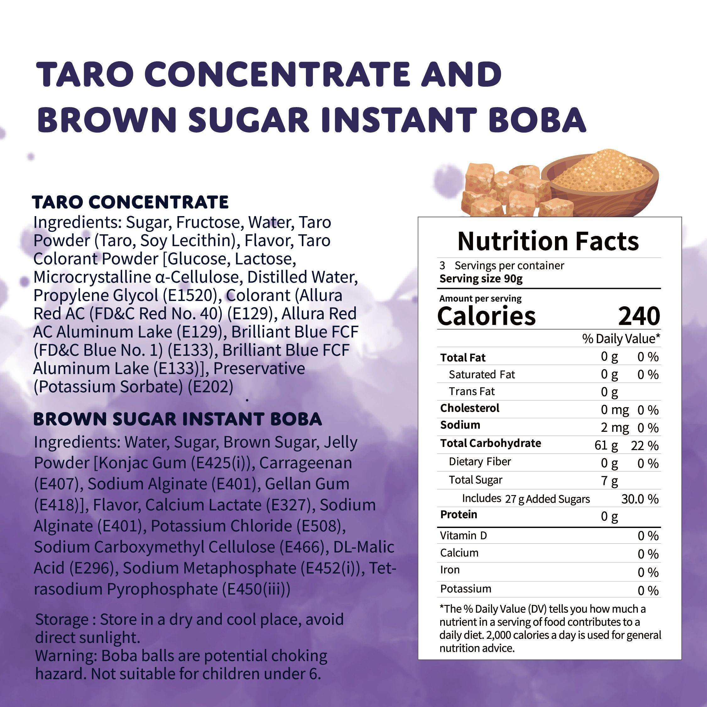 Buy Yzb Ready To Drink Instant Boba Tea Taro From Ying Xuan Zhuang