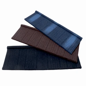 Stone coated metal roofing tile