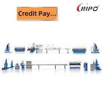 Power line and power cable of wire and cable equipment are pushed out of the production line