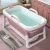 Import 1.36M Portable bathtub for adults plastic bathing tub folding bathtub for adults from China