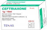 Ceftriaxone Sodium for Injection 1g+10ml Sterilized Water for Injection