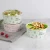 500/750/850/1000ML PLA disposable take away kraft and white paper salad bowl with PET lid