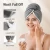 Import Microfiber Hair Towels Wrap for Women with Button, Fast Drying Hair Turbans for Wet Hair, Anti Frizz from China