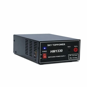 Compact DC Power Supply Fixed 13.8V- 30 Amp Regulated Home Lab Benchtop AC-to-DC Converter for CB/HAM/Amateur Radio