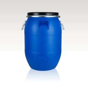60 liters stacking plastic drum Container,plastic flange bucket,open-top drum
