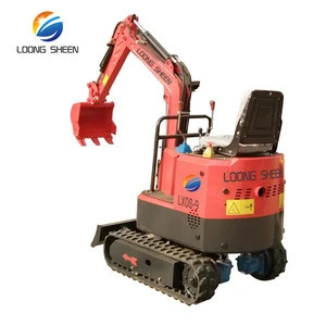0.8ton Mini Crawler Excavator Towable Backhoe