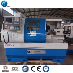 Chinese Cheap CNC Lathe Machine for Sale CK6136A Metal CNC Turning Lathe
