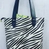 One side bag zebra design leather