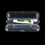 WEISHENG Wholesale Factory PS Toothpaste Toothbrush Case Plastic Clear Storage Toothbrush Box