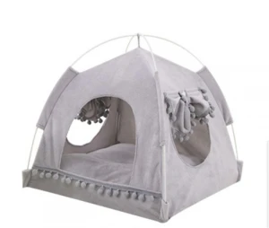 Removable Washable Folding Pet Tent Nest  Soft Comfortable for Small Cat and Dogs