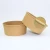Import 500ml 600ml 750ml 900ml 1200ml Disposable Take Away Brown Kraft Paper Salad Bowl For Pasta Rice Curry from China