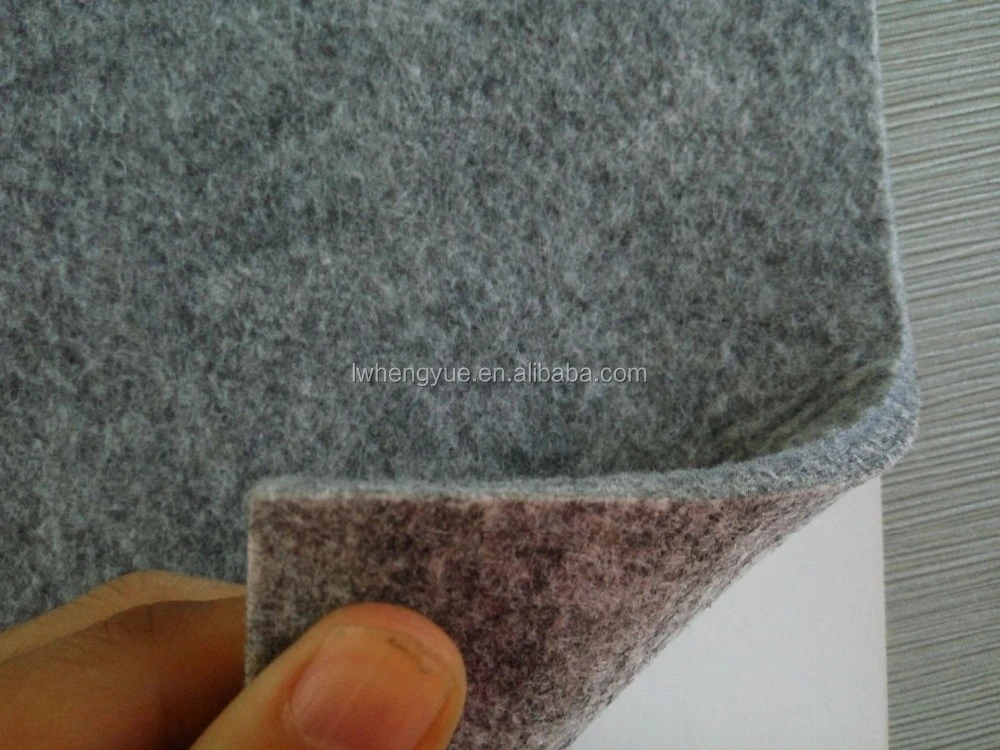 1-10mm thick industry use soft rigid stiff hard polyester felt fabric with recycled pet