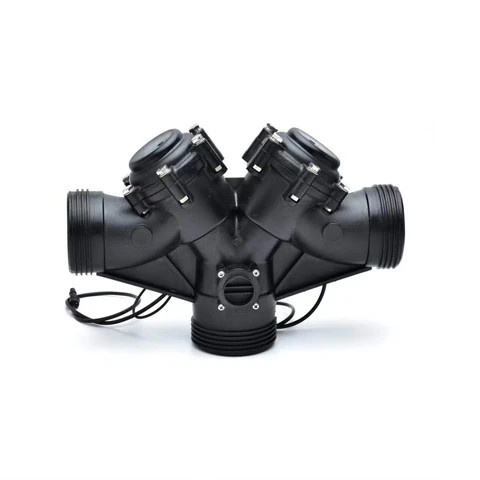 Buy 1 Inlet-2 Outlet 3 Inch Dc 6v 12v Pulse Latching Water Solenoid ...