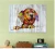 Import 1 Panel Colorful Dog Photo Canvas Prints American Dollar Dog HD Printed Wall Picture for Wholesale/VA170731-12 from China