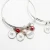 Import 1 size - Family Bangle Bracelet with Custom Charms and Beads from USA