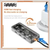 10 in 1 USB C HUB PD 100W Type C to 4K/30Hz Laptop Docking Station Splitter HDTV Compatible PD USB RJ45 VGA PD TF/SD Card Reader