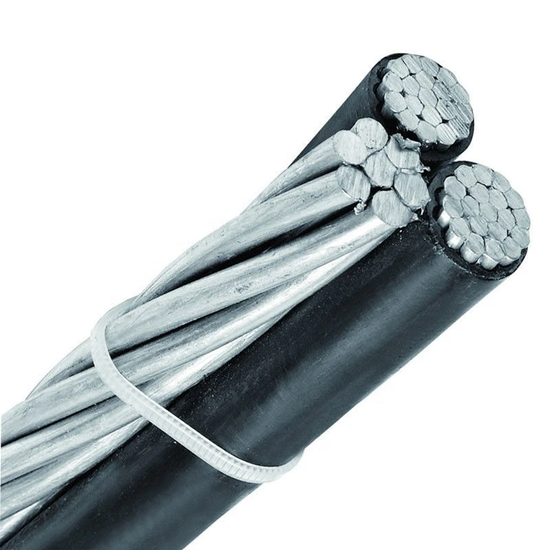 10 mm 35 mm 50mm Electric Wire Triplex Drop ABC Overhead Aluminium 3 Phase Aerial Bundle Power Cable Price