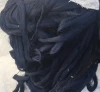 100% cotton denim blue black yarn hard waste from textile waste for denim pulp sheets_Ms. Azura