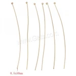 10000PCs/Bag 0.5x50x0.5mm bulk wholesale high quality plated brass ball head pin 1274435