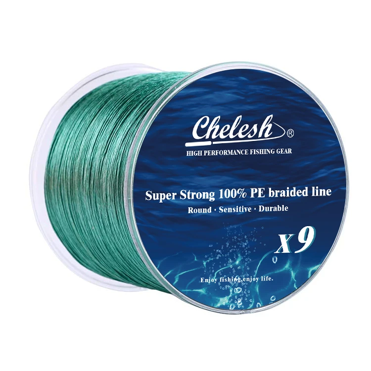 100m 9 strands PE braided reel fly fishing lines multifilament carp Strong strength UHMWPE