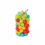100pcs 1pack 6 cm ball pool balls, ball pit balls, ball pond plastic balls