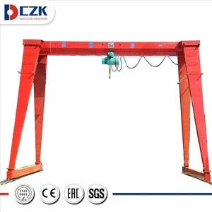 10t 10 t ton workshop mobile eot single girder gantry crane 10 ton price course