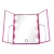 Import 10X Magnification Portable Rechargeable Trifold Led Light Touch Control Makeup Mirror from China