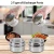 Import 12PCS Magnetic Spice Jars Magnetic Storage Tins With Wall Mounted Rack And  Free Spice Labels from China