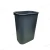 Import 13L Household hotel  kitchen fire retardant plastic recycling garbage container black trash can cabinet waste bin from China
