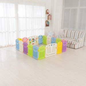16+2 safety plastic fence kids baby playpen