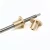 Import 16mm left right handed T16 Tr16 Tr16*4 thread trapezoidal lead screw length 300mm 4mm lead pitch with flange brass nut from China