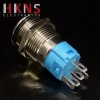 16mm waterproof led push button switch ,dual/three color led push button switch, machine tool electric appliance CE RoHS