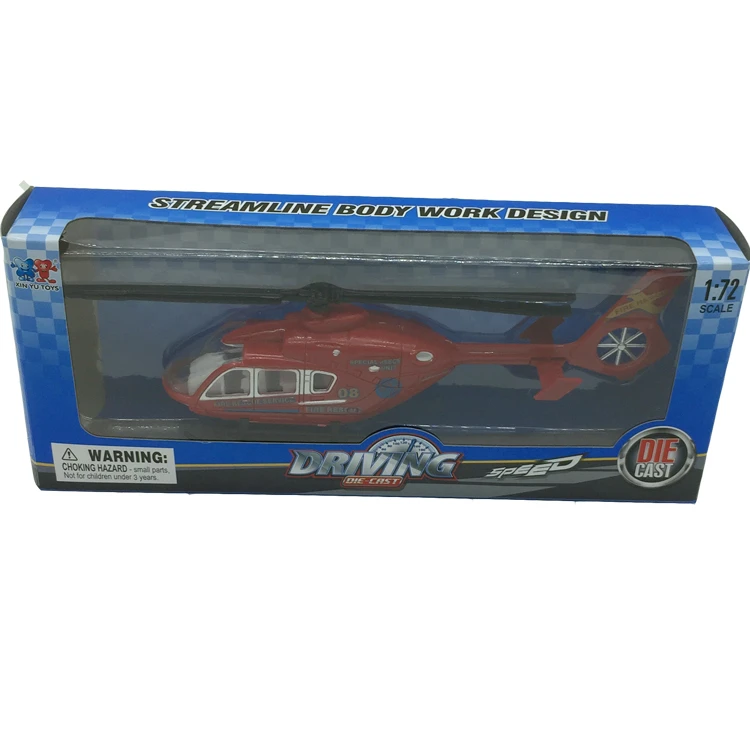 1:72 red alloy remote control helicopter planes toy